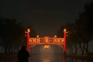 电影《雪线以下》高山气象站雪原远景画面