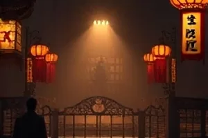 剧集《山海归途》少年护送图卷穿越山道画面